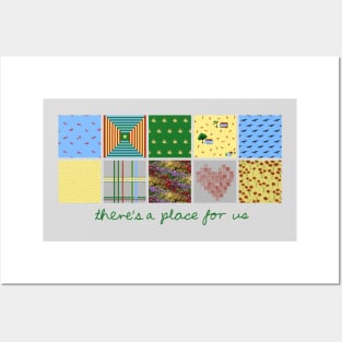 "There's a Place for Us" Over the Rainbow Blocks Posters and Art